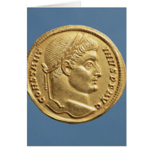 Cartão Solidus de Constantine I