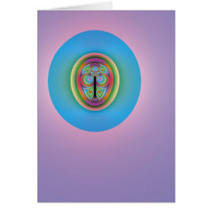 Cartão Solitário azul