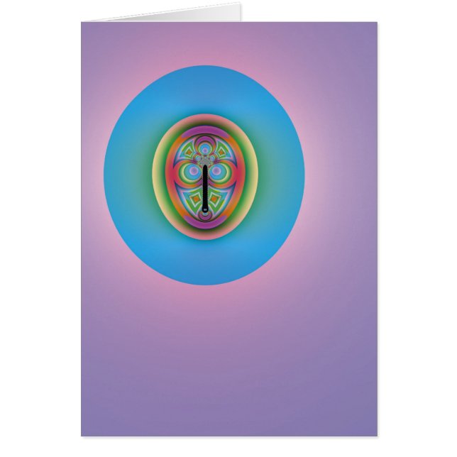 Cartão Solitário azul (Frente)