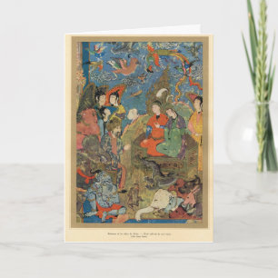 Cartão Solomon and the Queen of Sheba, 16th century