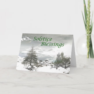 Cartão Solstice Blessings Greeting Card