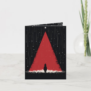 Cartão Solstício à meia-noite: Um Natal Gótico