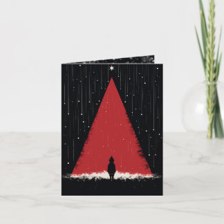 Cartão Solstício à meia-noite: Um Natal Gótico