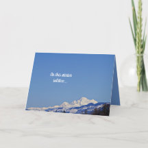 Solstício de inverno! Cena de inverno da Montanha 