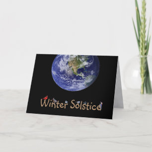 Cartão Solstício de Inverno: Saudações de Fim de Ano da N