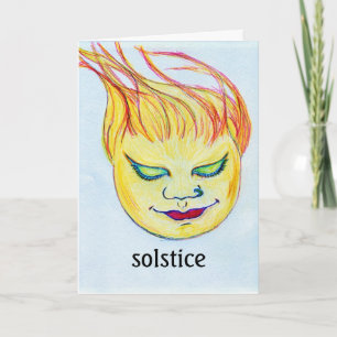 Cartão solstício de verão