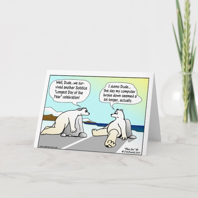 Cartão Solstício de verão (Frente)