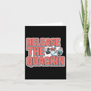 Cartão Solte O Quackin Gym Bodybuilding — 1