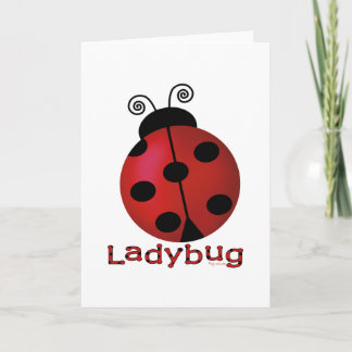 Cartão Solteiro Ladybug