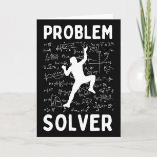 Cartão Solucionador de Problemas de Bouldering, Escalada 