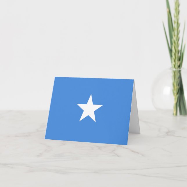 Cartão Somalia (Somalian) Flag (Frente)