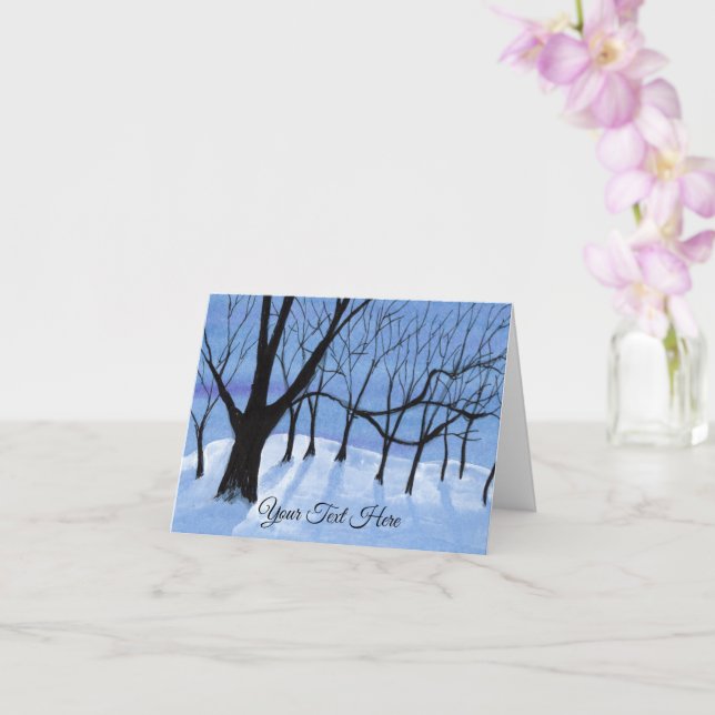 Cartão Sombras da Lua (Orquídea)