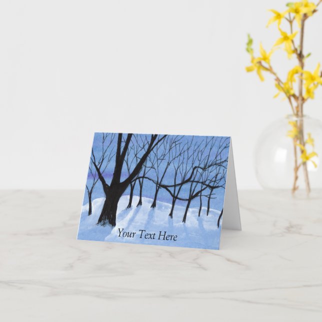 Cartão Sombras da Lua (Flor Amarela)