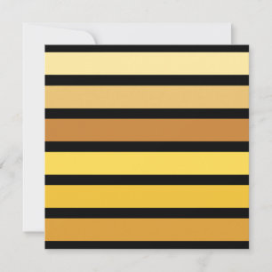 Cartão Sombras De Ouro Amarelo Em Preto