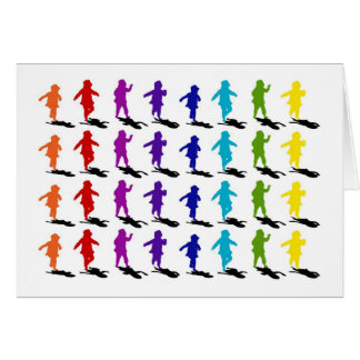 Cartão Sombras do arco-íris