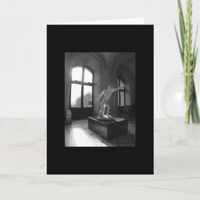 Cartão Sombras no Louvre (Frente)