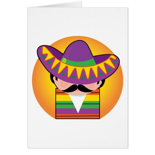 Cartão Sombrero (Frente)