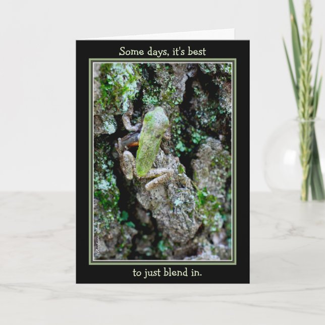 Cartão Some days, it's best to just blend it. (Frente)