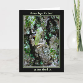 Cartão Some days, it's best to just blend it.