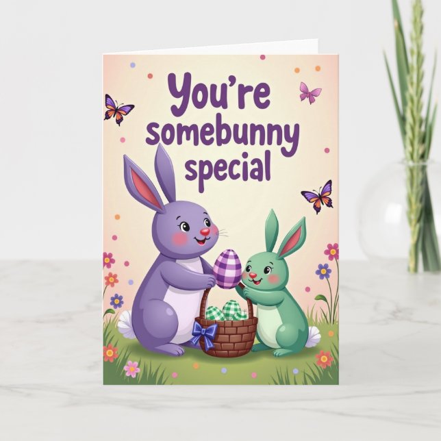 Cartão Somebunny Special Springtime Card (Frente)