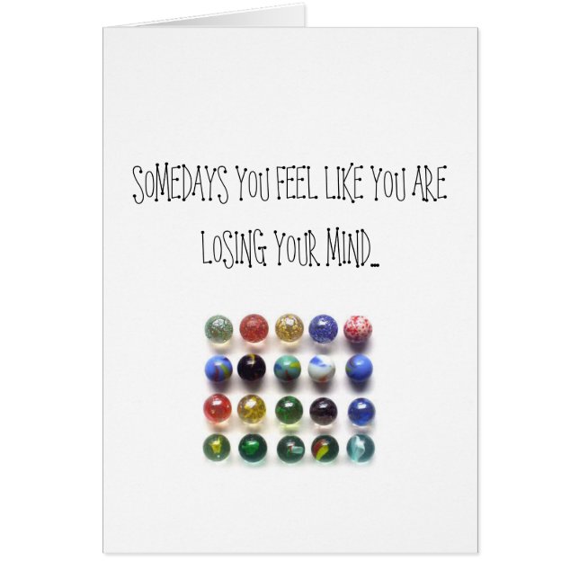 CARTÃO SOMEDAYS QUE VOCÊ SENTE COMO… (Frente)