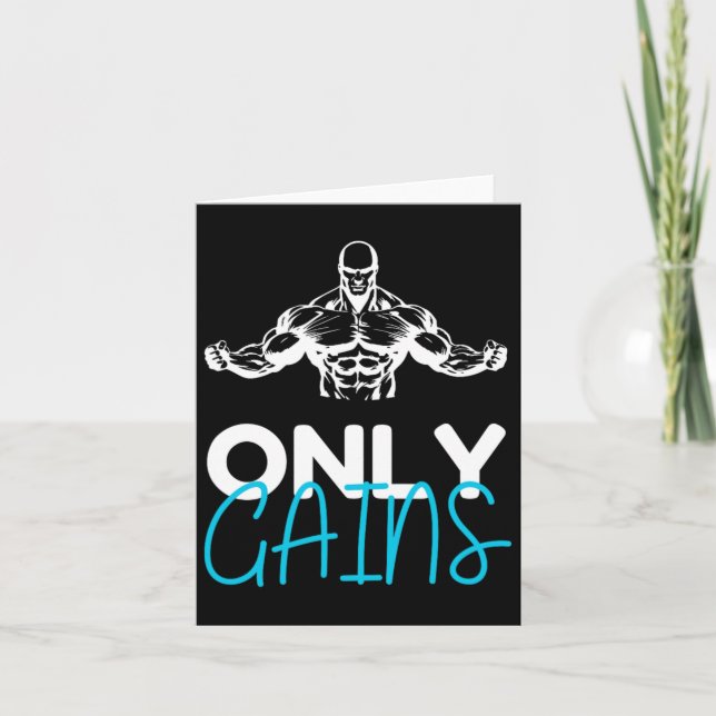 Cartão Somente ganha Malhação Engraçada De Gym, Edifício  (Frente)