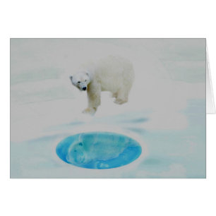 Cartão Somente ursos polares
