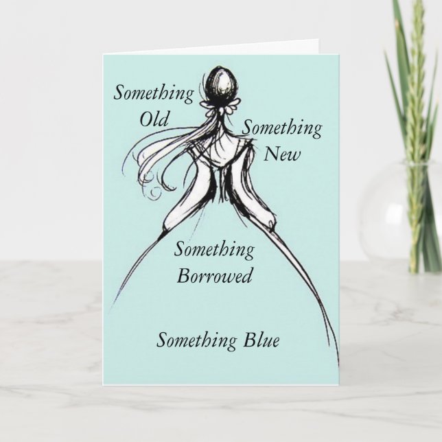 Cartão Something Blue (Frente)