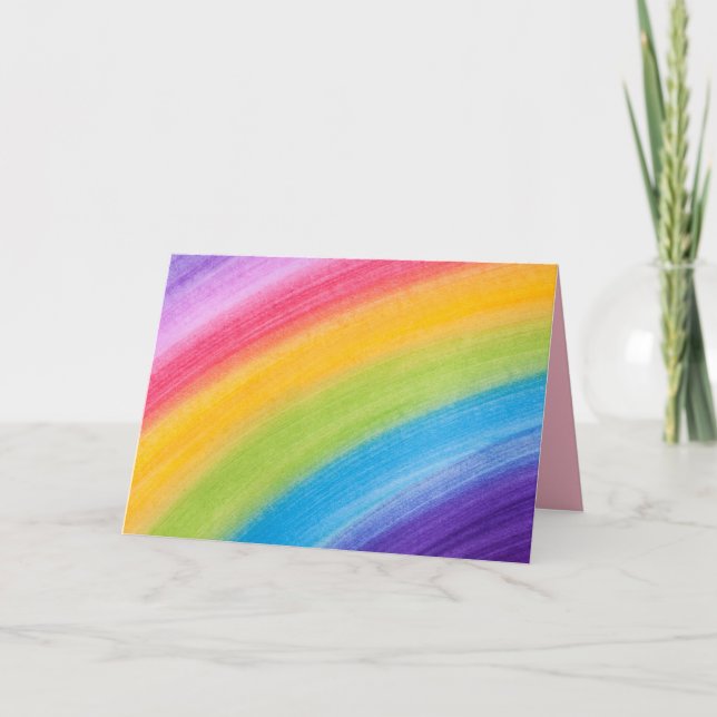 Cartão somewhere over the rainbow greeting card (Frente)