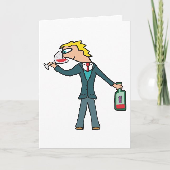 Cartão Sommelier Wine Tasting (Frente)