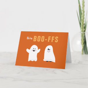 Cartão Somos AMIGOS-ASSOMBRADOS Amigos Fantasmas de Hal