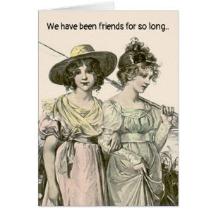 Cartão Somos amigos há tanto tempo que somos bonitos
