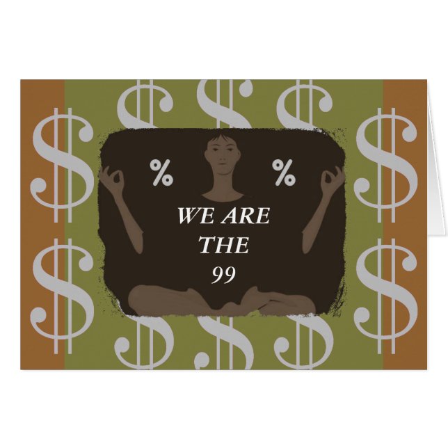 CARTÃO SOMOS O MANTRA DE 99 % (Frente Horizontal)