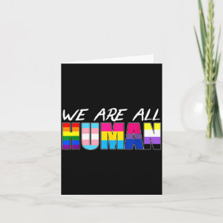Cartão Somos Todos Humanos Lgbt