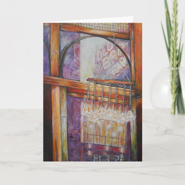 Cartão Somos Todos Mariposas Voando em Torno da Mesma Luz (Frente)