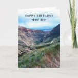 Cartão Son Birthday Big Horn Mounters Wyoming Card<br><div class="desc">Cartão de cumprimentos de aniversário para um filho. Uma foto de algum lugar nas Montanhas do Grande Corno em Wyoming,  EUA desejando a vocês mais um ano de aventuras excelentes. Feliz aniversário! Arte,  imagem e direitos de autor versos © Shoaff Ballanger Studios,  2023.</div>