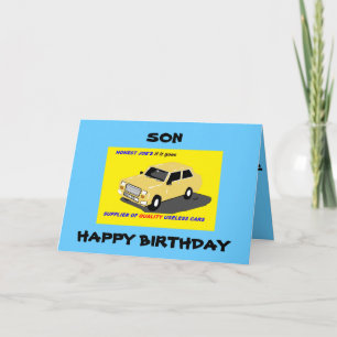 CARTÃO SON BIRTHDAY FUNNY