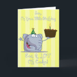 Cartão Son Eat More Cake 18th Birthday Card<br><div class="desc">card</div>