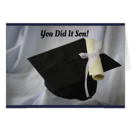 Cartão Son Graduation