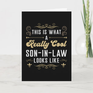 Cartão Son In Law Lawsuit Father In Law Awesome Gift Idea