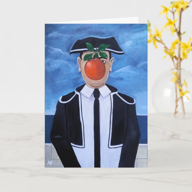 Cartão Son of Matador Painting by Alfred Fox (Flor Amarela)