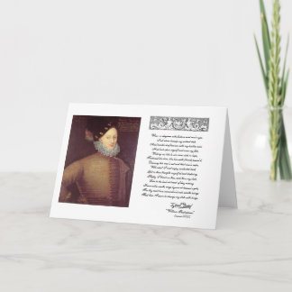 Cartão Soneto 29 com Edward De Vere
