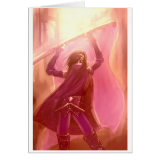 Cartão Sonhador o guerreiro