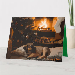 Cartão Sonhando com o Papai Noel