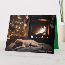 Cartão Sonhando com o Papai Noel