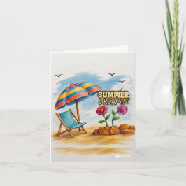 Cartão Sonhando de Verão