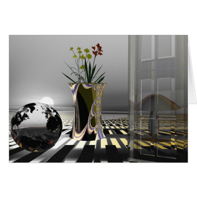 Cartão Sonhar no universo (Frente Horizontal)