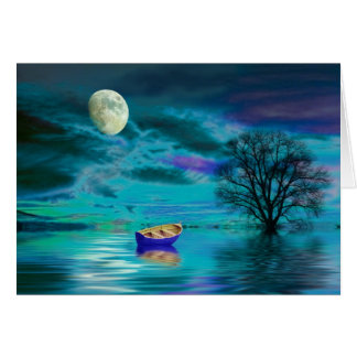 Cartão Sonho de água-marinha