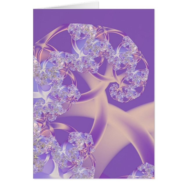 Cartão Sonho de cristal (Frente)