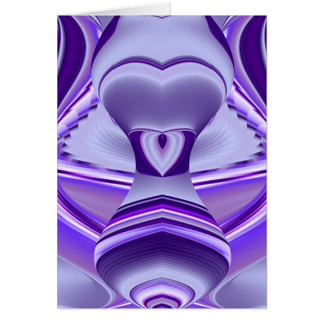 Cartão Sonho de Flor Roxo (Frente)